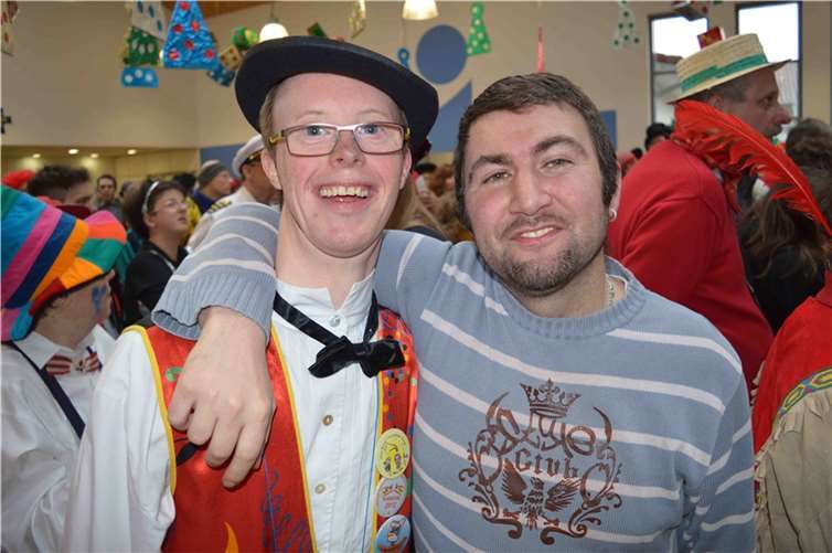 Ausgelassene Stimmung herrschte in der RMW-Cafeteria.