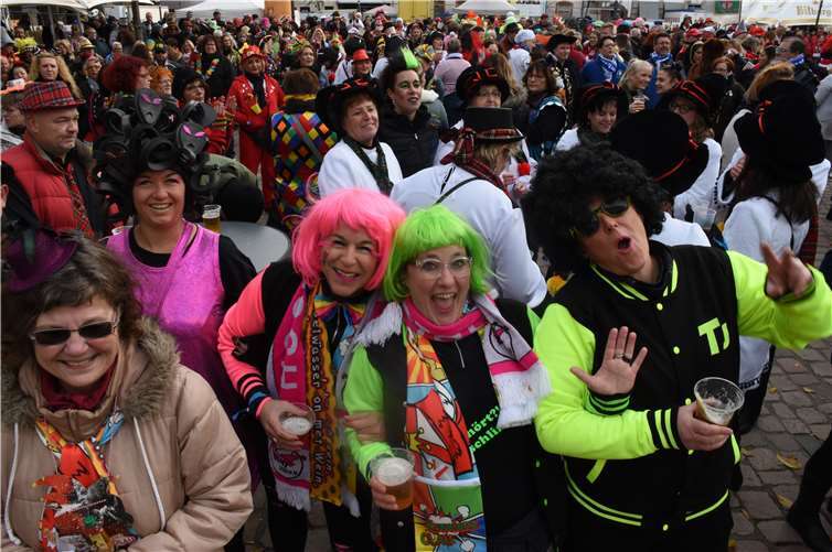 Ausgelassene Stimmung war auf dem Münzplatz garantiert.