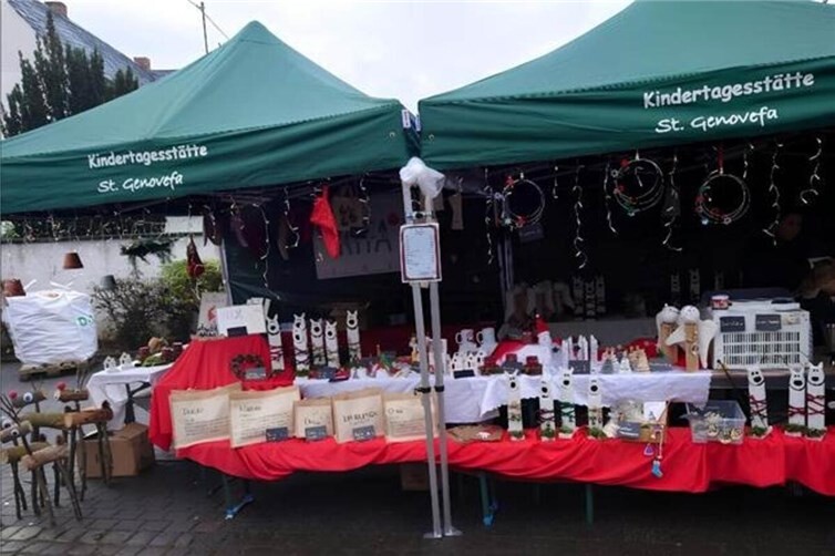 Ausgestattet war die Kita mit neuen Pavillons.Foto: privat