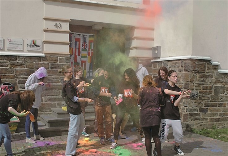 Ausgezeichnet wurde der Smartmob mit dem jüngst der Europatag im HoT startete.BL