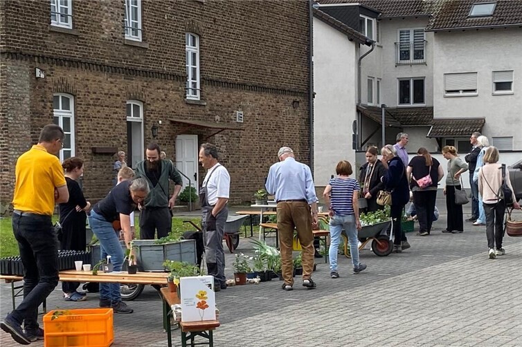 Ausschnitt von der Pflanzen- und Samenbörse aus dem letzten Jahr