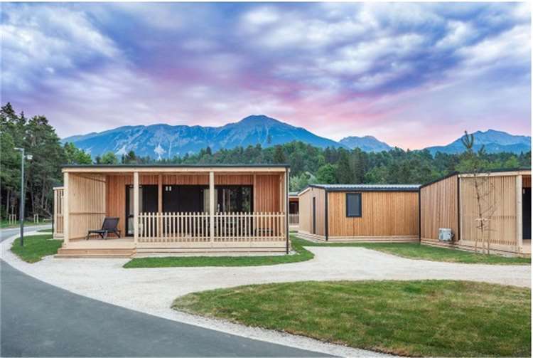 So sehen die Tiny Houses für Sinziger Flutbetroffene aus Außenansicht der Tiny Houses. Quelle: Caravanzeit GmbH