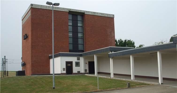 Außenansicht des Wasserwerks „Feldfrieden“.  Stadtwerke Andernach Energie GmbH