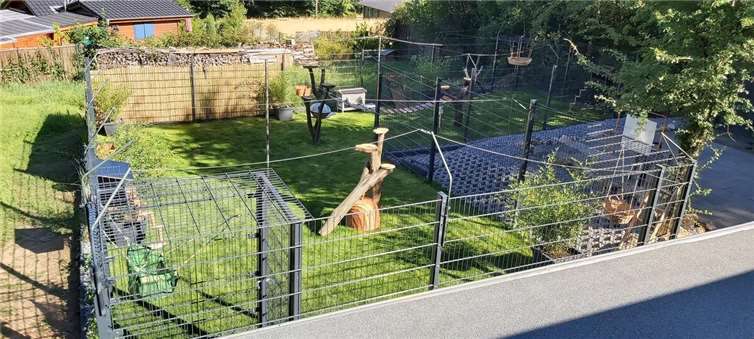 Außengehege „Joanas Cat Home“. Fotos: privat