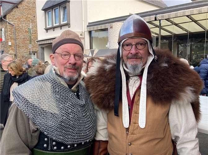 Authentisch unterwegs waren diese beiden Herren.