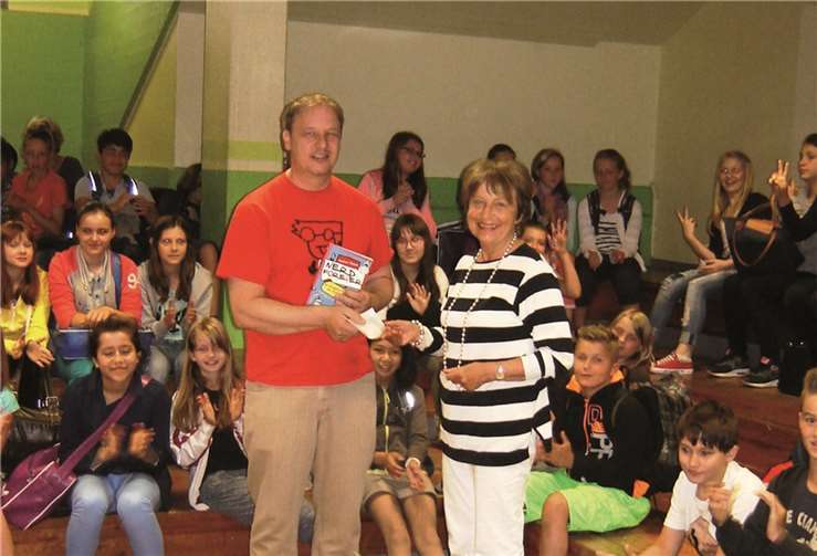 Autor Manfred Theisen stellte seinen Roman vor. privat