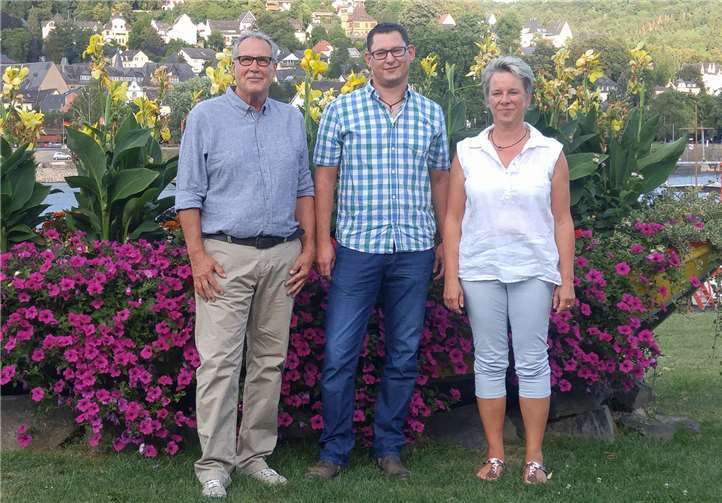 Axel Blumenstein (Mitte) mit Ruth Doemen und Wilfried Humpert.privat