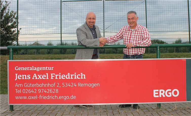 Axel Friedrich unterstüzt als neuer Werbepartner den Verein. Foto: privat