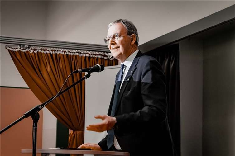 Axel Voss sprach vor Mitgliedern der CDU Meckenheim.  Fotos: Boubacker Sahnoun