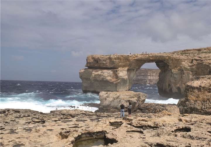 „Azure Window“ - eines der faszinierendsten Ziele auf Gozo. privat