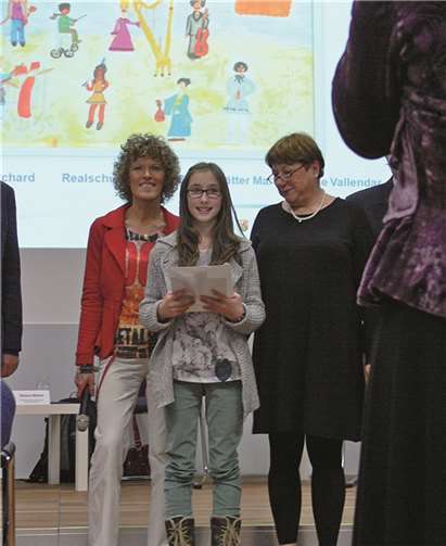 B. Mathea ( Ministerialdirigentin), Fiona Burchard, Beate Eggert (Geschäftsführerin der UK RLP).