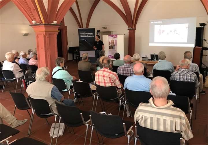 BECKER Hörakustik Expertenvortrag „wegweisende Technologie für das Verstehen in Gesellschaft“ in Andernach. Privat