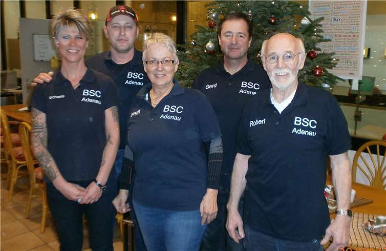 BSC I mit (v.li.) Michaela Gröff, Dirk Gröff, Birgit Becker, Gerd Stenzel , Robert Korden.Privat