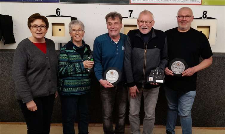 BSC - Vorsitzende Manuela Weinand, Ralf Köster, Herbert Marzi und Günter Bongard.Foto: Brigitte Arenz