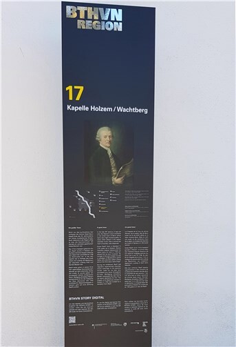 BTHVN-Stele mit interessanten Infos zu Ludwig van Beethoven und Anton Raaff.Foto: Gemeinde Wachtberg/mf