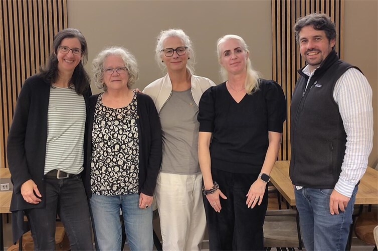 BÜNDNIS 90/DIE GRÜNEN, neuer Vorstand des OV Grafschaft: v. l. Felicitas Schlich, Birgit Trösken, Nadja Geldmacher, Svenja Oberhoff, Alexander von Boguszewski