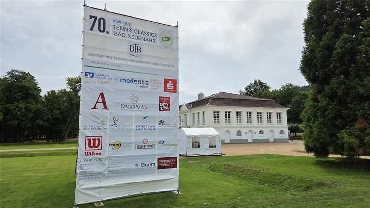 Ab 22.07.: Startschuss für die Deutschen Seniorenmeisterschaften in Bad Neuenahr Bad Neuenahr macht sich bereit für ein Tennis-Event der Extraklasse. Foto: privat