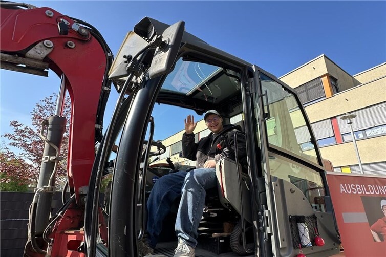 Bagger der Firma Rick