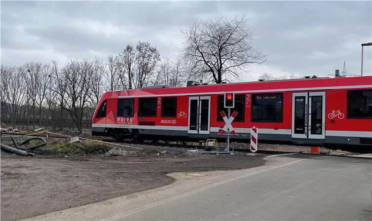 Bahnübergang in der Martinusstraße in Heppingen. Foto: ROB