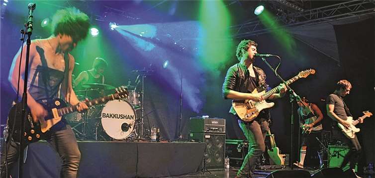 Bakkushan brachten die Bühne zum Beben.MT