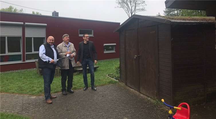 Bald soll das Außengelände derKindertagesstätte Stromberg in neuem Glanz erstrahlen. Foto: privat
