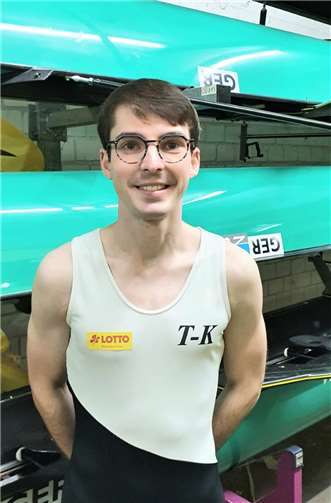 Bald wird er die Nummer eins als Steuermann im deutschen Ruderlager sein, Jonas Wiesen. Foto: privat