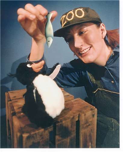 „Balduin der Pinguin“ kommt nach Andernach.Foto: Happy End Figurentheater