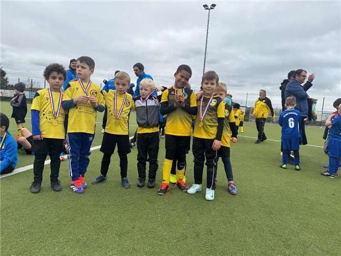 Die Kleinen ganz groß Bambinis der Grafschafter SG.Foto: GSG Bambini