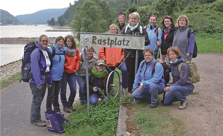 Bandorfer Frauen auf Rhein-Romantik-Tour.Privat
