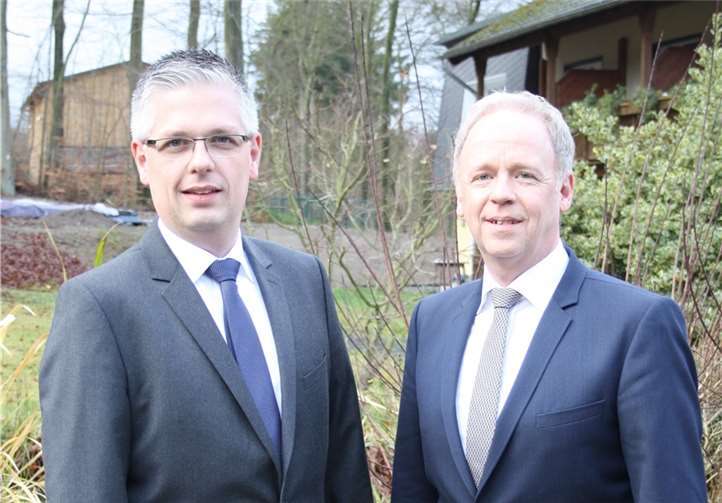 Bankvorstände Elmar Franzen und Thomas Welterprivat