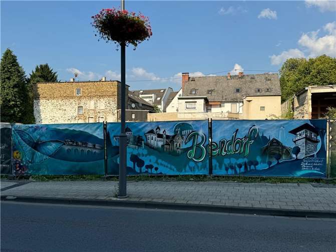 Banner in der Hauptstraße 128