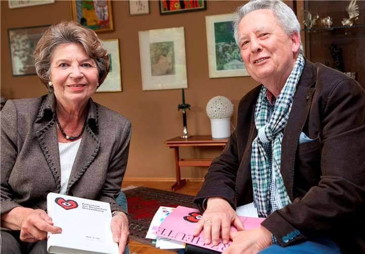 Barbara Genscher und Rainer Walterscheid. Deutschen Herzstiftung e.V.