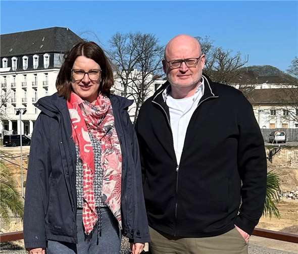 Barbara Knieps und Andreas Lambeck vom Ahrtal-Tourismus.  Foto: privat