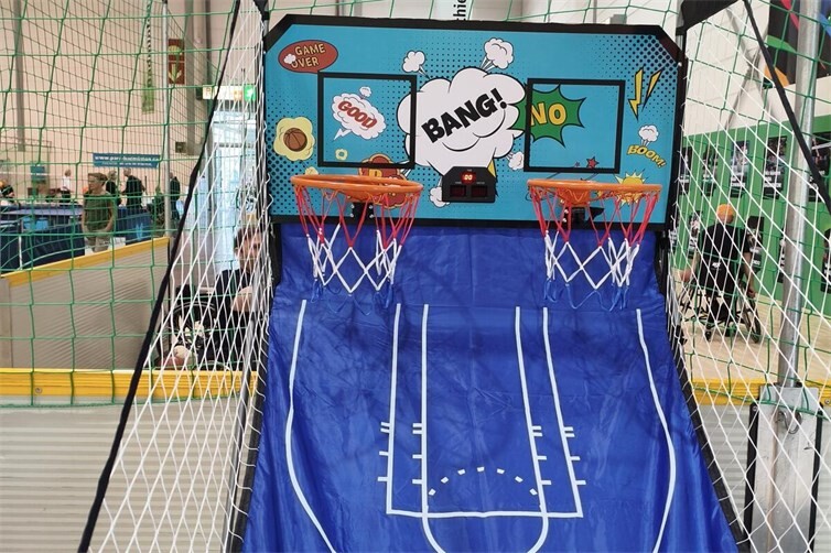 Basketball-Korbanlage für Rollifahrer