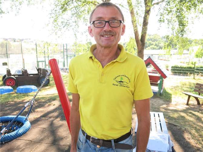 Bauernhof-Pädagoge Herr Harald Zimmermann.