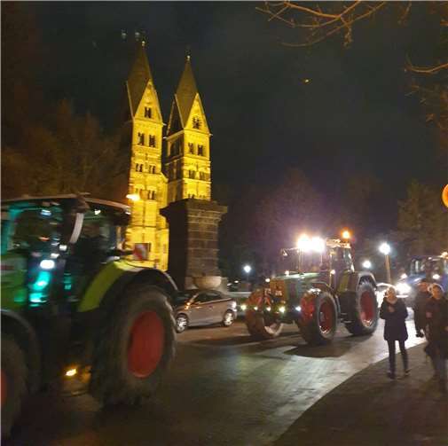 Bauernprotest in Koblenz. Foto: AfD-Koblenz