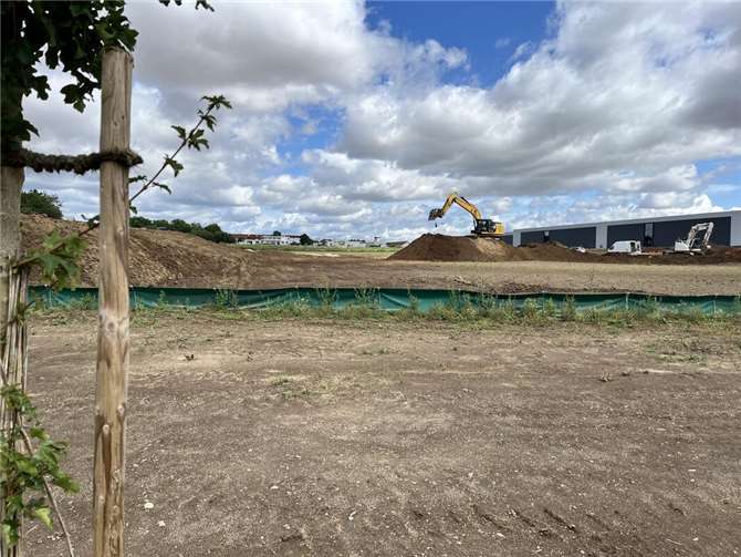 Baustart für das Montessori-Zentrum Sonnenschein in Polch.  Foto: Sandra Schäfer