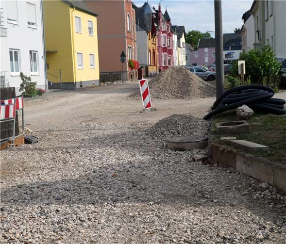 Baustelle Voßstraße - Pastor-Keller-Straße.Privat