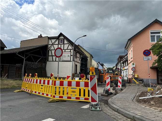 Baustelle in Westum. Foto: ROB