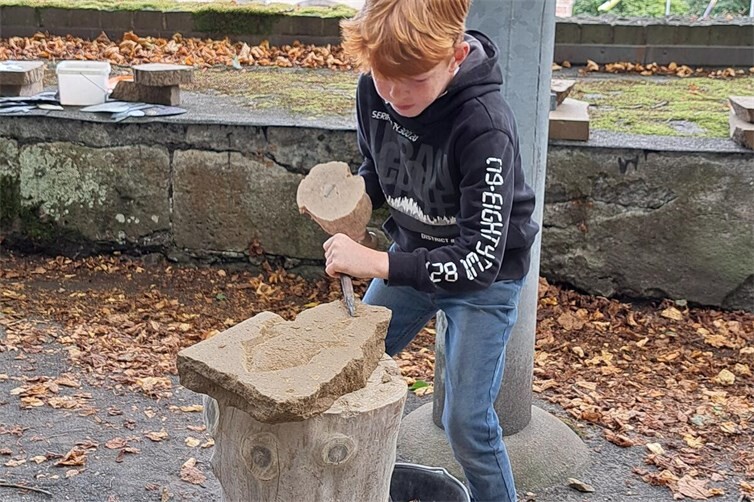 Bearbeiten von Tuffstein