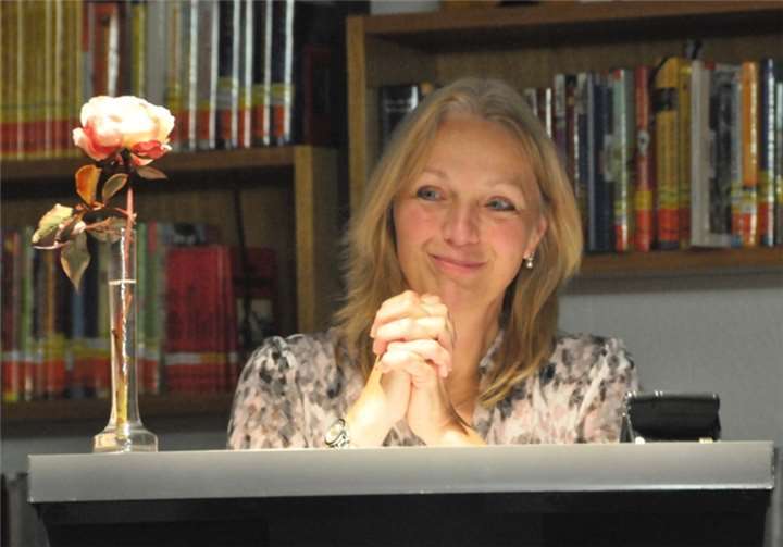 Beate Fuhrmann stellte zum ersten Mal öffentlich Texte vor.