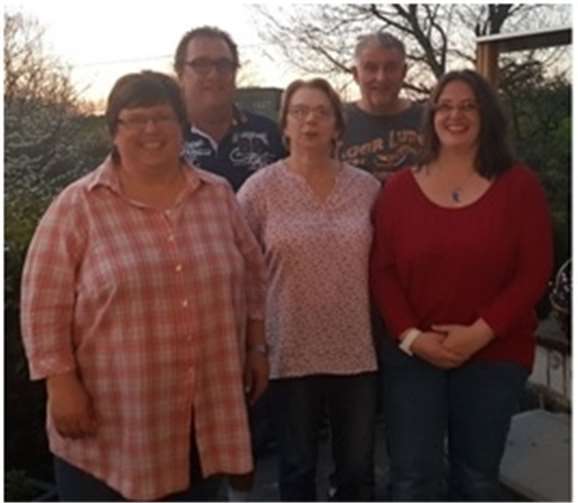 Beatrix Rosen, Günter Brüßelbach, Ingrid Velten, Roland Michaely und Manuela Scheuten (v.l.).Privat