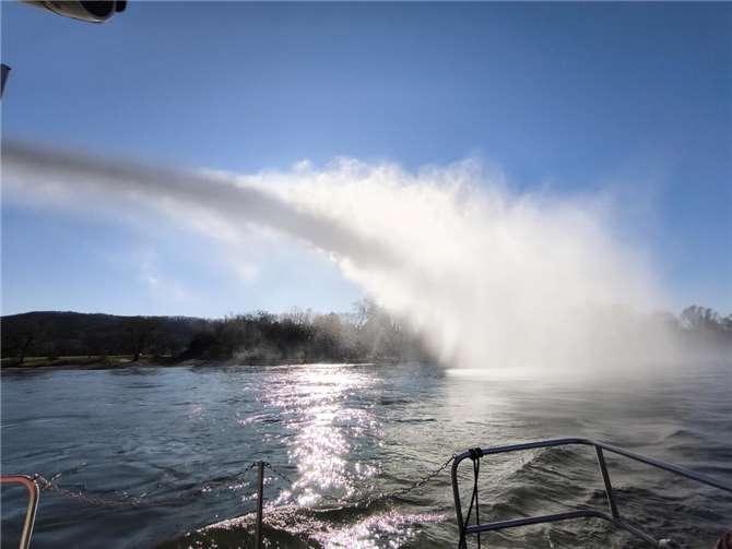 Beeindruckend war hier besonders der spezielle Löschmonitor.