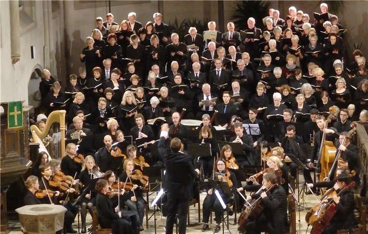 Beeindruckend zu sehen und zu hören waren die Sänger und Musiker am Abend in Andernach.privat