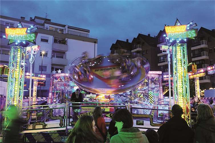 Beeindruckende Attraktion in diesem Jahr: der „High Impress“.