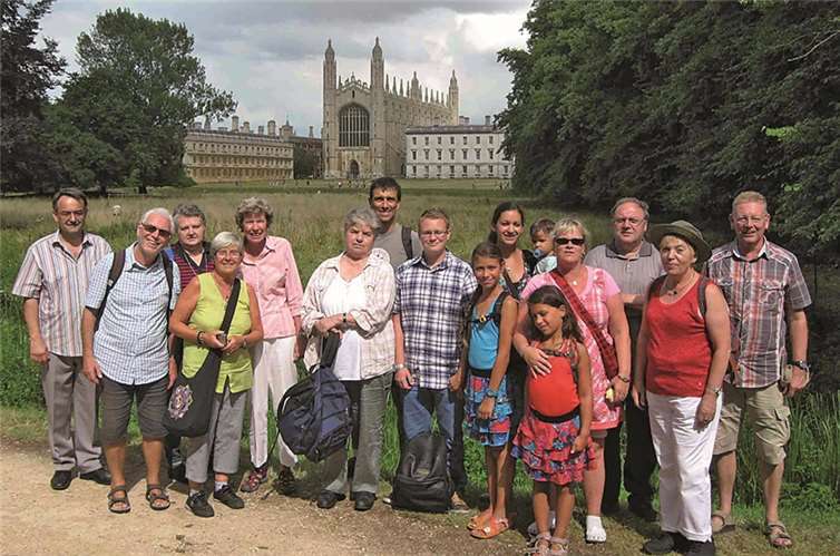 Beeindruckende Sehenswürdigkeiten standen auf dem Programm.  privat