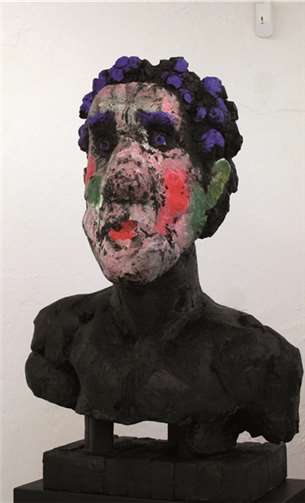 „Beethoven“-Skulptur von Markus Lüpertz.