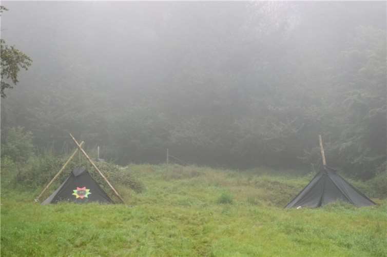 Befreundete Pfadfinder:innen aus der Pfadfinderschaft Süddeutschland trafen sich zum Kinoabend im Kerpestal und anschließendem Freundeskreistreffen.Foto: privat