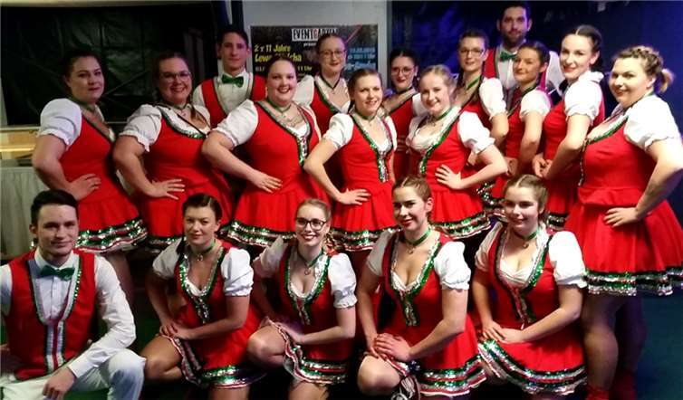 Begeisterte ebenfalls: Die Showtanzgruppe der Prinzengarde Mayen.