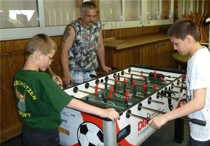 Begleitspiele beim Prinzenschießen.